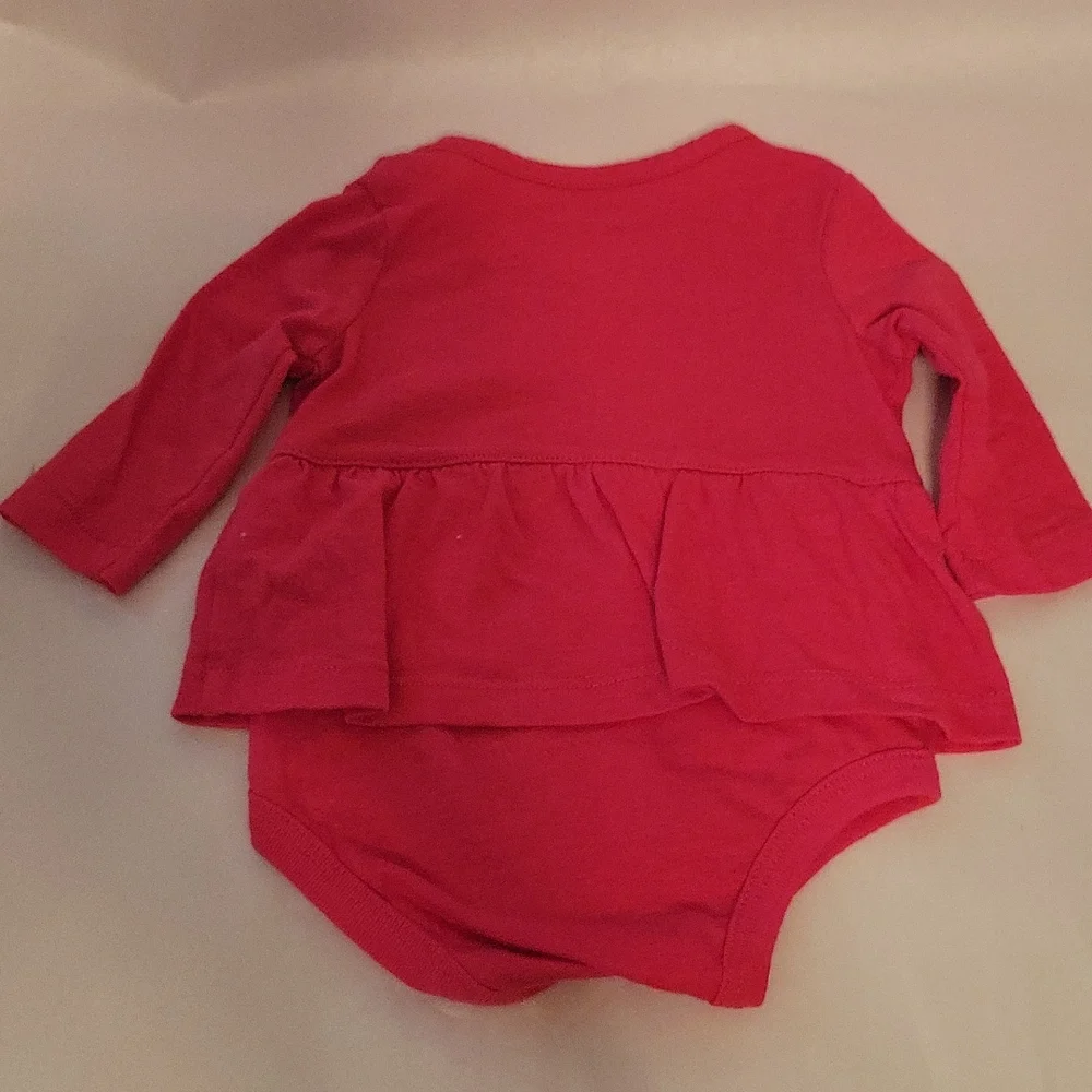 Okie Dokie Long Sleeve Skirt Onesie